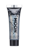 MOON HOLOGRAPHIC SILVER FINE GLITTER GEL 12ML