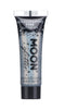 MOON HOLOGRAPHIC SILVER FINE GLITTER GEL 12ML