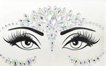 Diamonte Face (Silver Rays)