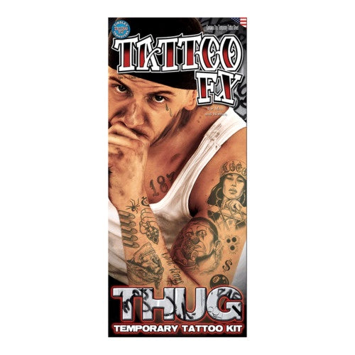 Prison - 18 & Life - Costume Kit - Temporary Tattoo