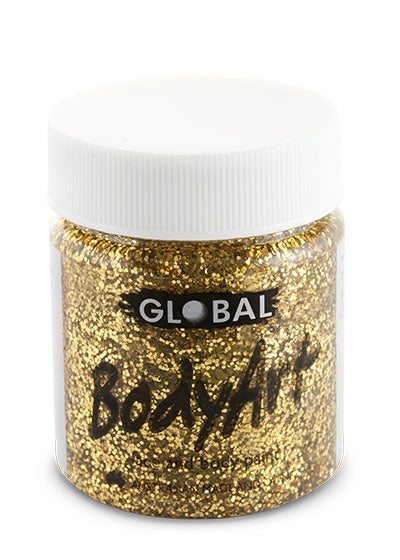 Gold Glitter Face Paint - 45Ml Tub