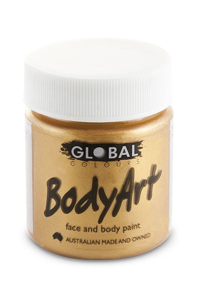 Gold Metallic Face Paint - 45Ml Tub