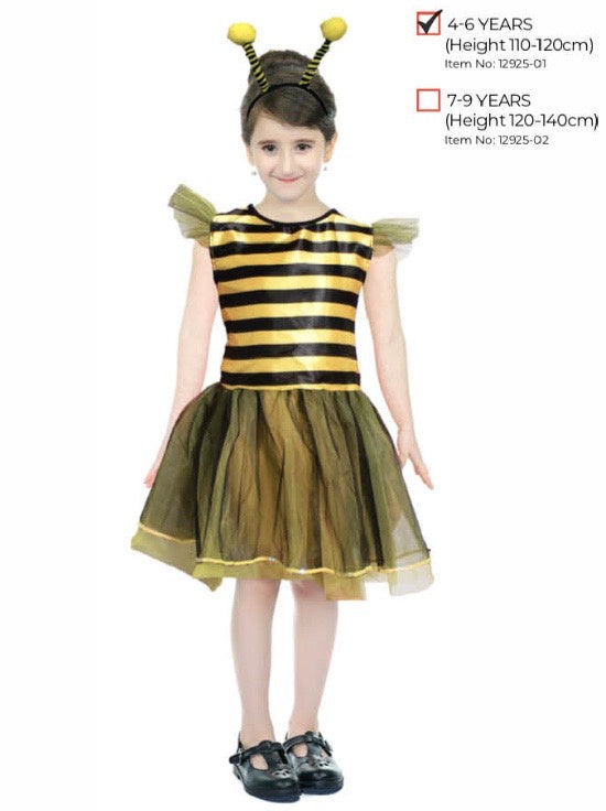 Deluxe Bumble Bee Childrens Yellow Costume main image 1