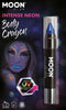 Moon Glow Intense Neon UV Body Crayons, Intense Blue , 3.2g