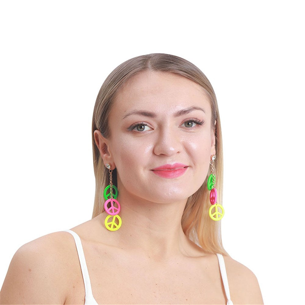 PEACE SIGN EARRINGS