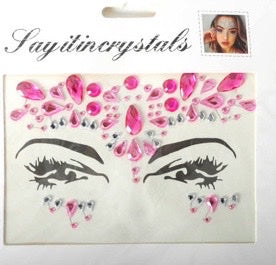 Diamonte Face (Pink)