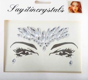 Diamonte Face (Silver)