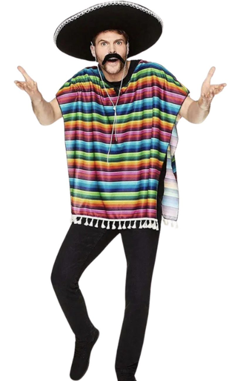Mexican Poncho Costume