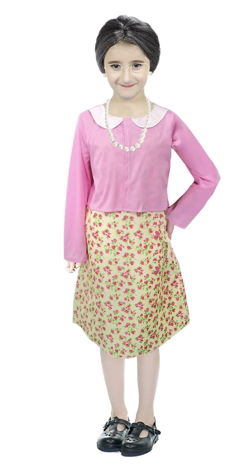 CHILDREN OLD LADY COSTUME