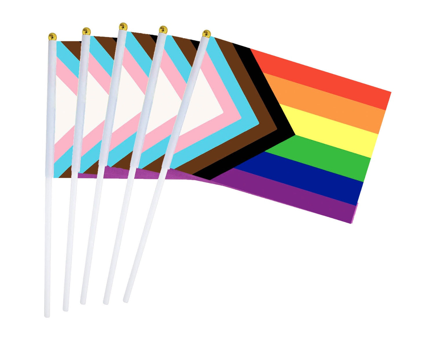 8PCS MINI PROGRESS PRIDE FLAG
