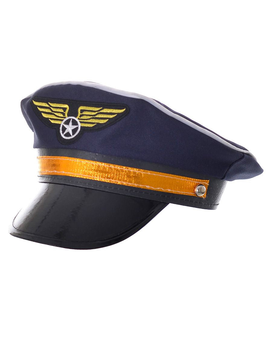 navy blue captains hat