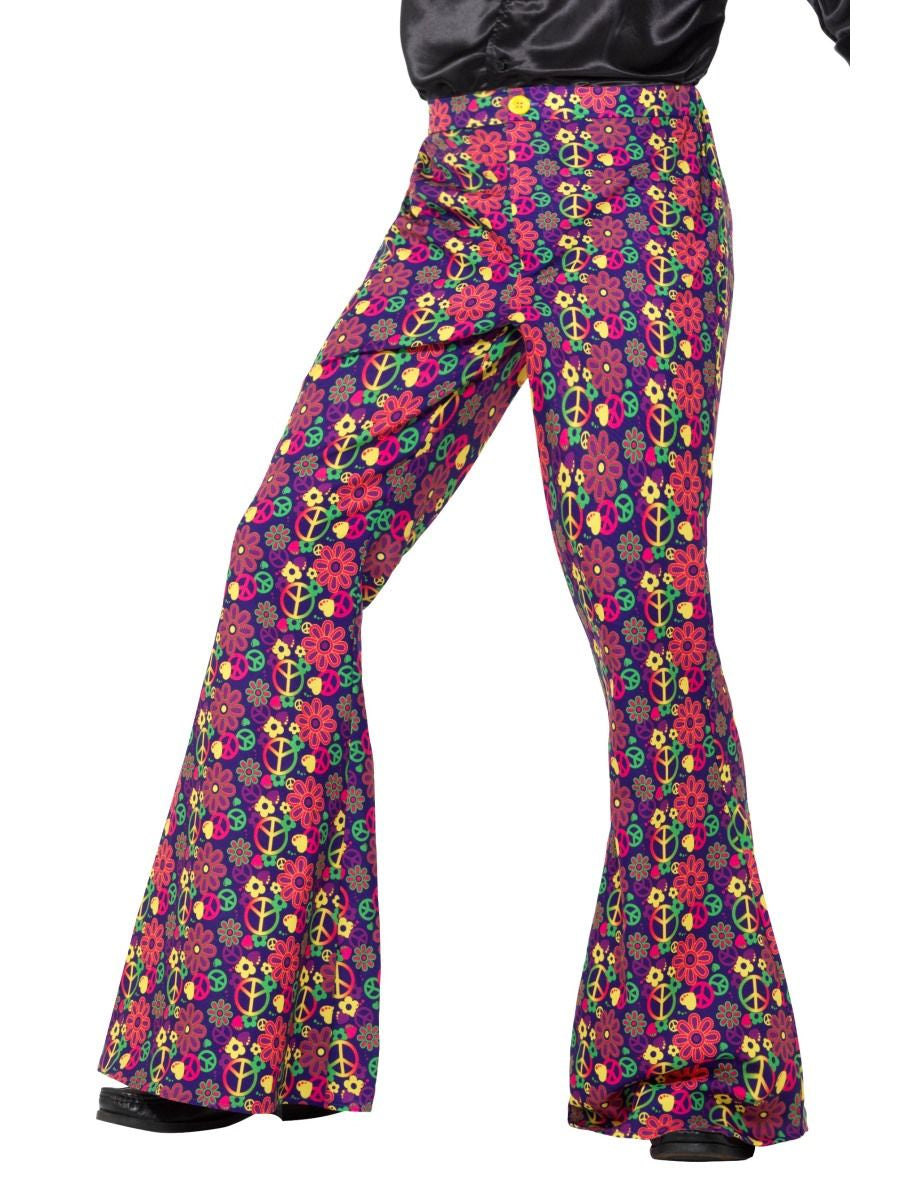 60s Psychedelic CND Flared Trousers 60s Psychedelic CND Flared Trousers