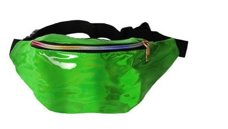 Iridescent Fanny Pack Bum Bag Dark Green