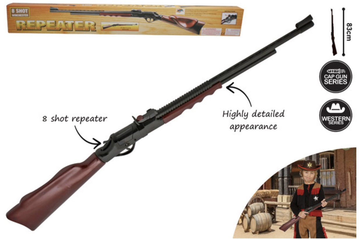 WESTERN RIFLE REPEATER CAP GUN 83CM
